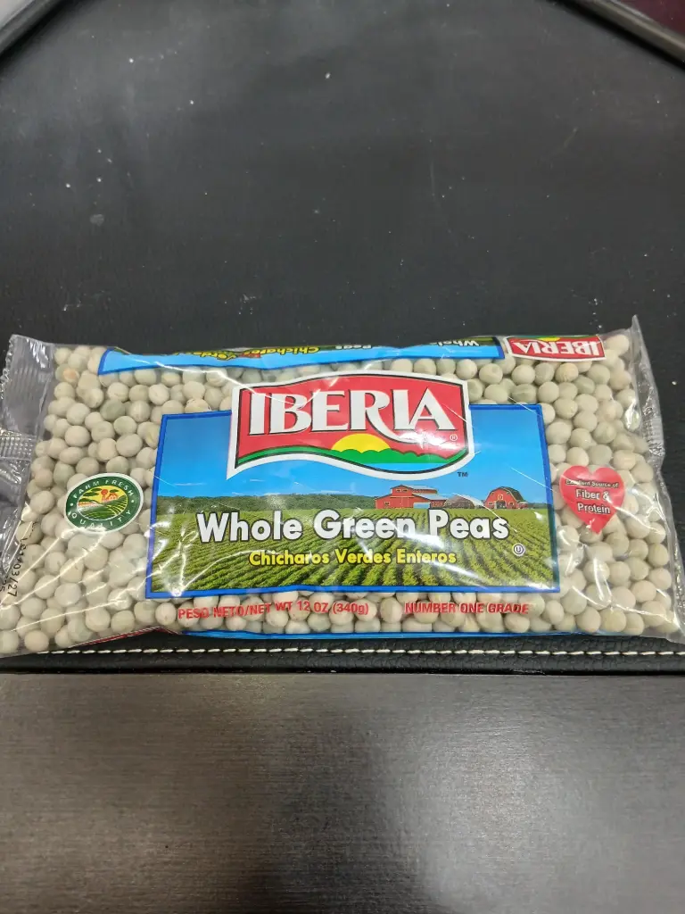 IBERIA WHOLE GREEN PEAS 12 OZ