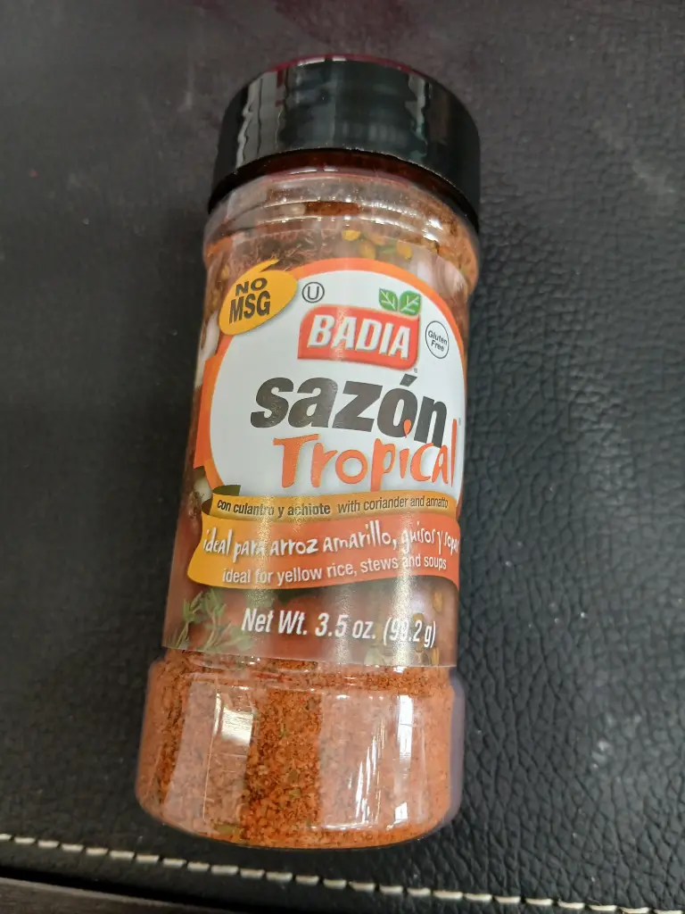 SAZON TROPICAL PARA GUISOS Y ARROZ 3.5OZ