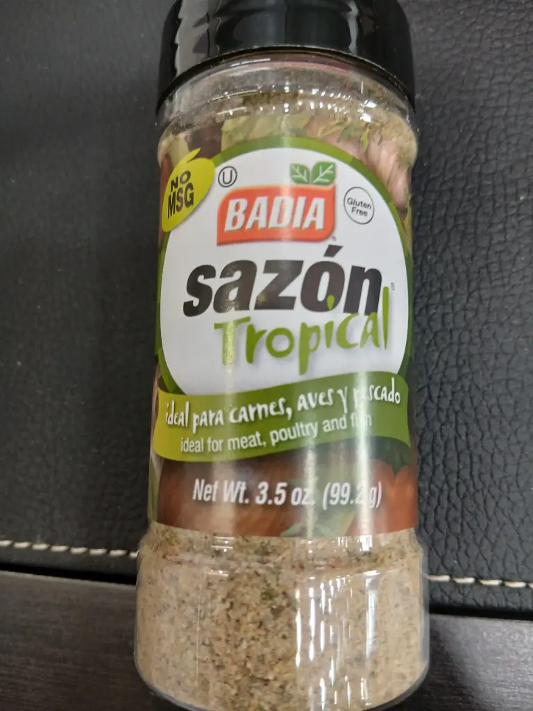 SAZON TROPICAL PARA CARNES 3.5 OZ 