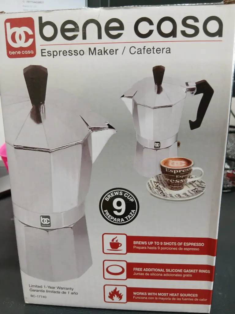 CAFETERA BENE CASA 9 TAZAS 