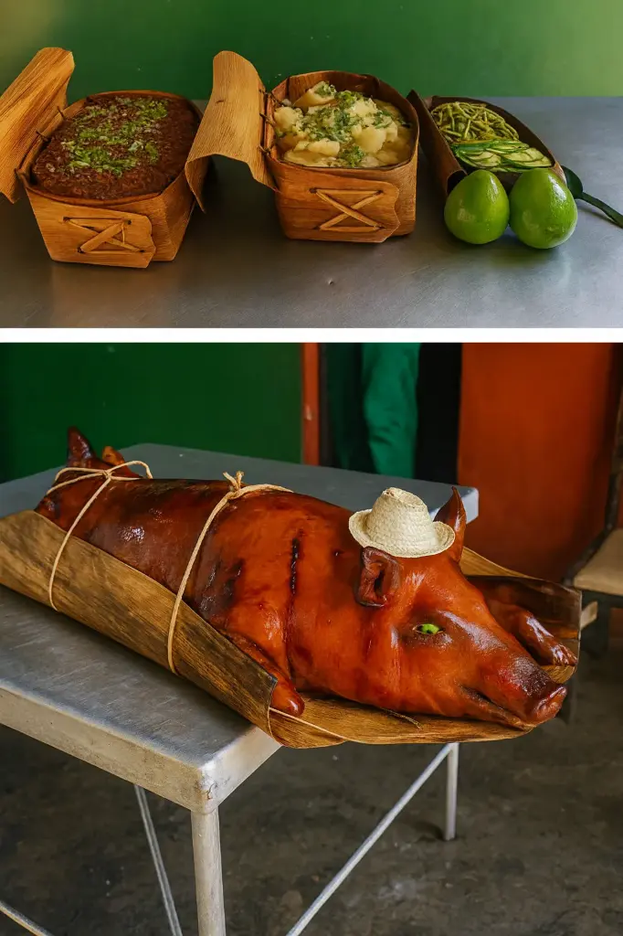 CENAS DE CERDO ENTERO