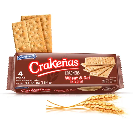 IBERIA  CRAKEÑAS GALLETAS INTEGRAL 4 PQT 