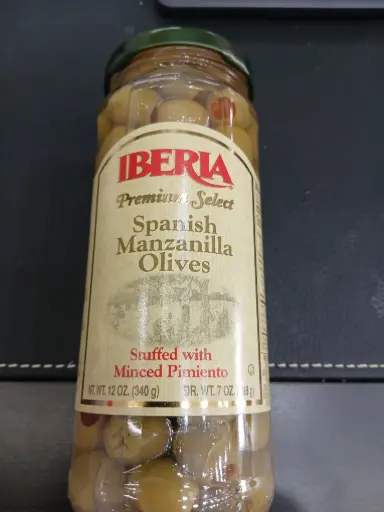 IBERIA SPANISH MANZANILLA OLIVES 12 OZ 