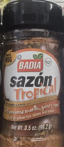 SAZON TROPICAL C/ CILANTRO Y ACHIOTE 3.5 OZ