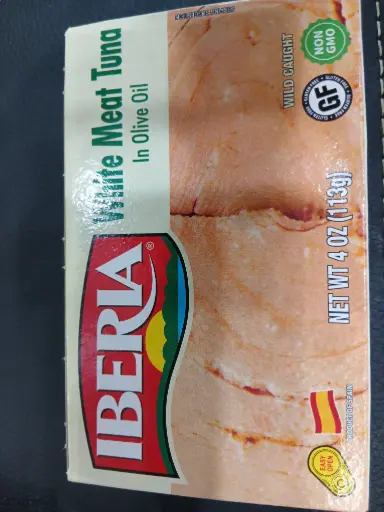IBERIA WHITE MEAT TUNA IN OLIVE OIL 4 OZ 