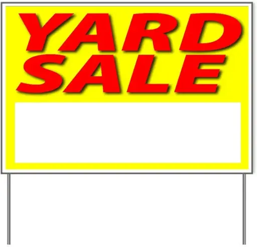 CARTEL YARD SALE 
